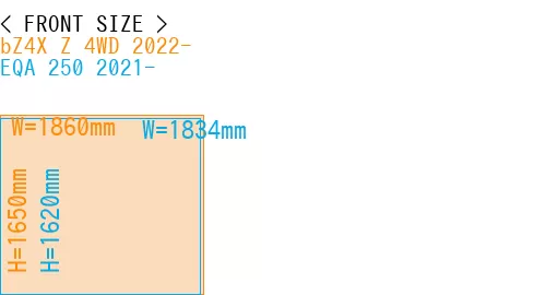 #bZ4X Z 4WD 2022- + EQA 250 2021-